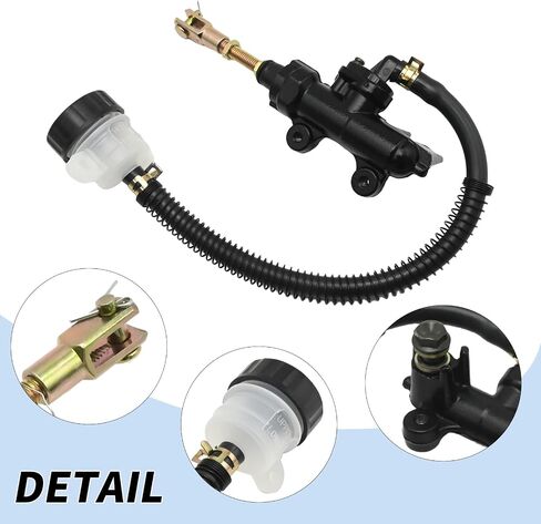 Rear Brake Master Cylinder, Replacement for Suzuki Bandit GSF 250 400 GS500 GSX 600 650, Replacement for Suzuki GSXR 400 600 750 RF600 RF900 Models in Saudi Arabia