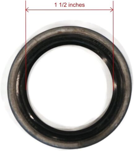 The ROP Shop | 10-Pack - Trailer HUB Grease Seals Double 1.5" x 1.987" for Dexter 10-60 010-060-00 in Saudi Arabia