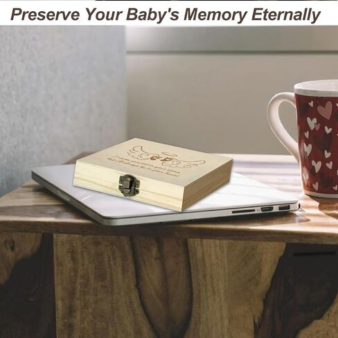 Miscarriage Gifts for Mothers Dad Miscarriage Memorial Wooden Box Loss of Baby Sympathy Keepsake Gifts Baby Loss Memorial Gift Bereavement Gift for Loss of Child in Saudi Arabia