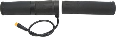 Yosoo Health Gear Electric Bike Throttle Comfortable Handle with Waterproof Joint, Rubber Grip for Electric Scooter, 22.2mm Handlebar, Black in Saudi Arabia