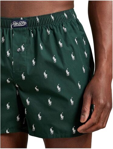 بوكسر رجالي من Polo Ralph Lauren AOPP منسوج Moss Agate/Nevis AOPP مقاس كبير in Kuwait