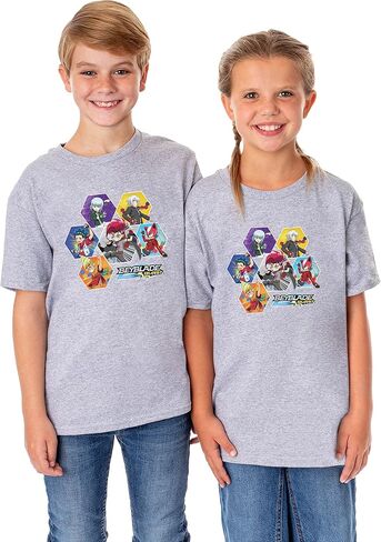 Beyblade Burst TV Show Series Boys' Unisex Characters Crewneck T-Shirt in Saudi Arabia