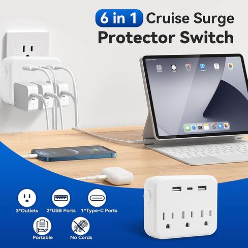 Cruise Essentials 2025، مجموعة أدوات الرحلات البحرية الضرورية مع شريط طاقة غير متدفق، وأحبال كروز قابلة للسحب، وحقيبة هاتف مقاومة للماء، وخطاف مغناطيسي، وبطاقة الأمتعة، وأشرطة المناشف، وحقيبة تخزين in Saudi Arabia