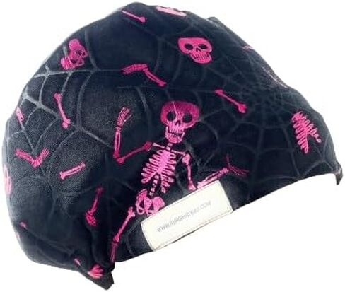 European Style Scrub Cap No Ribbon -The Witching Hour - Scrub Hat for Women - Nurses Hats Dr. Hats in Saudi Arabia