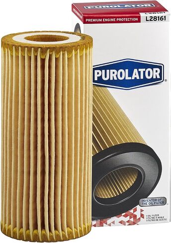 فلتر زيت خرطوشة حماية المحرك الفاخر L28161 من Purolator متوافق مع فولكس فاجن تيجوان، باسات، جيتا، بيتل، جولف، أودي Q5، A4 كواترو، A5 سبورتباك، Q7، A3 كواترو، A4 وبورش ماكان in Saudi Arabia