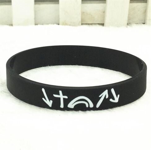 Christian Inspirational Witness Bracelet for Men Women,Colorful Silicone Wristbands He Came He Died He Arose He Ascended He's Coming Back Gift Jesus Christ Bracelet Reminder Jewelry in Saudi Arabia