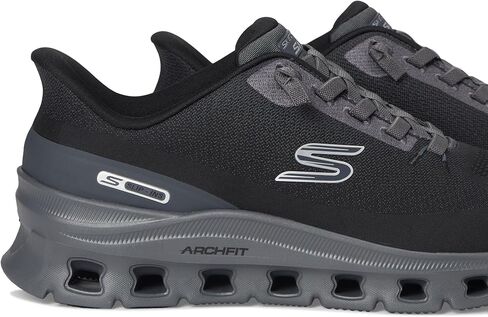 حذاء Skechers الرجالي ذو المقاس القوسي Glide-Step Pro سهل الارتداء بدون استخدام اليدين in Kuwait