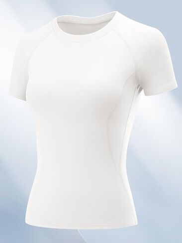 Workout Crewneck T-Shirt for Women Athletic Short Sleeve Top Running Gym Sports Workout Tshirts in Saudi Arabia