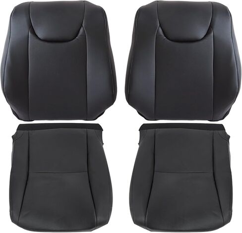أغطية مقاعد خلفية سوداء بديلة للسائق والراكب من SecosAutoparts متوافقة مع Lexus RX350 RX450h 2010 2011 2012 2013 2014 2015 in Saudi Arabia