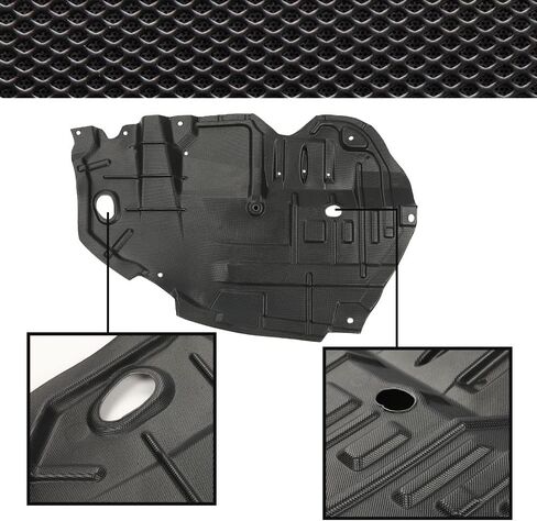 CROSSDESIGN Front Engine Splash Shield Under Cover Left & Right Side 1Pair Compatible with 2012 2013 2014 Toyota Camry TO1228177 TO1228178 5144106150 5144206140 in Saudi Arabia