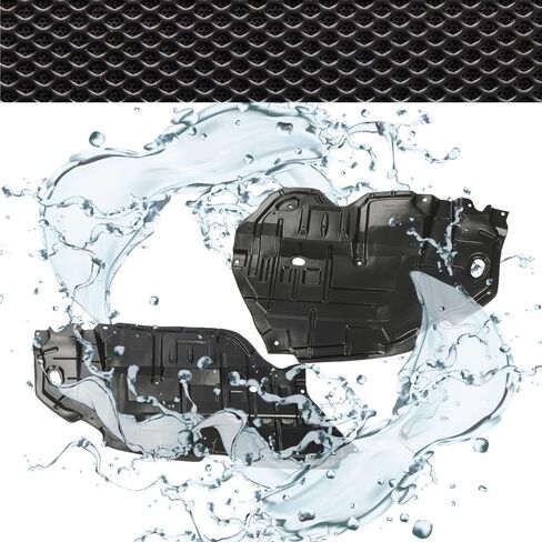 CROSSDESIGN Front Engine Splash Shield Under Cover Left & Right Side 1Pair Compatible with 2012 2013 2014 Toyota Camry TO1228177 TO1228178 5144106150 5144206140 in Saudi Arabia