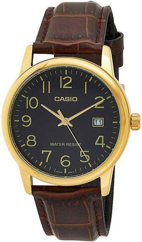 Casio Mens Quartz Watch, Analog Display and Stainless Steel Strap MTP in Saudi Arabia
