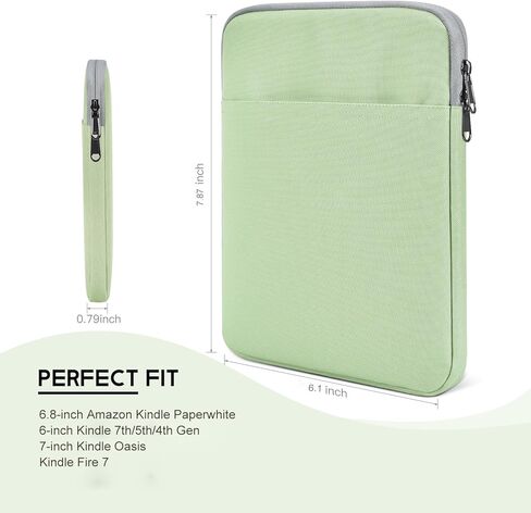 8 inch Tablet Sleeve Case for New iPad Mini 6 8.3, iPad Mini 5/4/3/2 7.9", Fire HD 8 Tablet, Fire HD 8 Plus, Galaxy Tab A 8.0, Lenovo Tab M8, Tab M9 Shockproof Travel Carrying Bag -Black in Kuwait