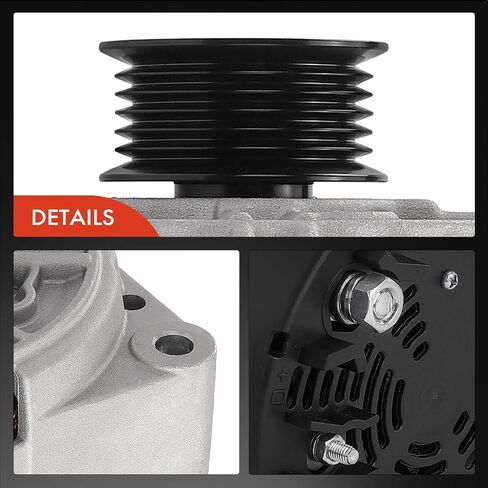 A-Premium Alternator Compatible with Mercedes-Benz C43 AMG, E430, E55 AMG, S420, S500, S55 AMG,SL500, SL600, CL500, CL600, CL55 AMG, CLK430, CLK55 AMG, 12V 150A 6-Groove Pulley Clockwise in Saudi Arabia