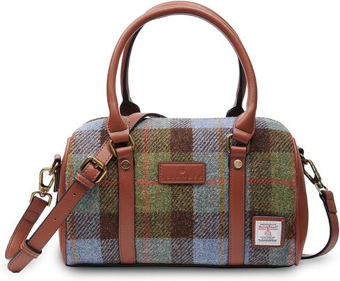 حقيبة كتف Islander® The Medium Duffel للسيدات مع هاريس تويد، كستناء متعرج in Kuwait