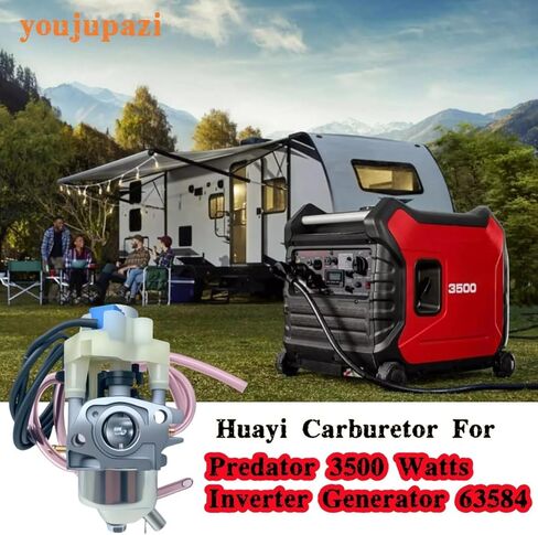Huayi Carburetor Carb Assy with Inverter Generator air filter For Predator 3500 Watts Inverter Generator 63584 in Saudi Arabia