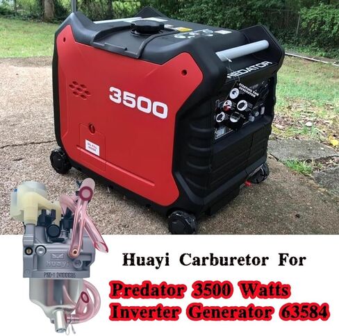 Huayi Carburetor Carb Assy with Inverter Generator air filter For Predator 3500 Watts Inverter Generator 63584 in Saudi Arabia