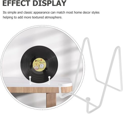 Cabilock Plate Stands for Display, 4 Inch Metal Iron Photo Frame Holder, White Display Stand for Decorative Plates Pictures Easels and Artwork in Saudi Arabia