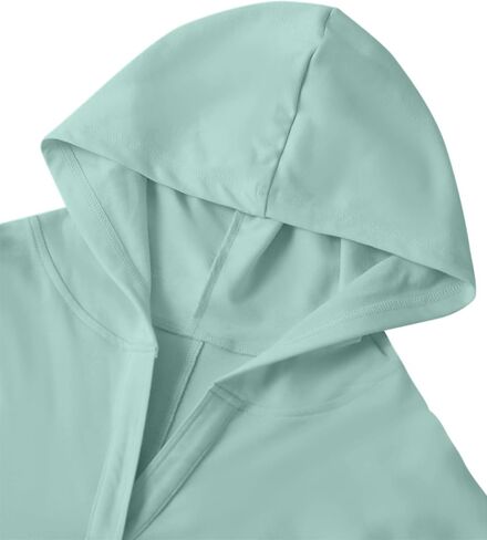 ريميدو للنساء غير الرسمي الطويل الأكمام المحصول العلوي هوديز قميص من النوع الثقيل مع السحب in Kuwait