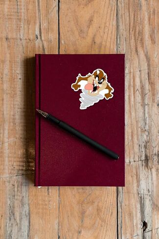 Elektroplate Officially Licensed Looney Tunes Tasmanian Devil Dynamic Decals | Premium Automotive-Grade All Weather Vinyl Stickers for Car, Water Bottle, Laptop, Phone & More| Made in USA | Set of 3 in Saudi Arabia
