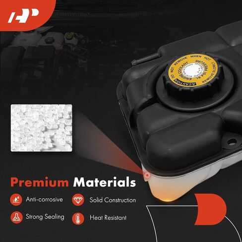 A-Premium Engine Coolant Overflow Recovery Reservoir Tank [with Cap & Sensor] Compatible with Chevrolet Corvette 2000 2001 2002 2003 2004, 5.7L in Saudi Arabia