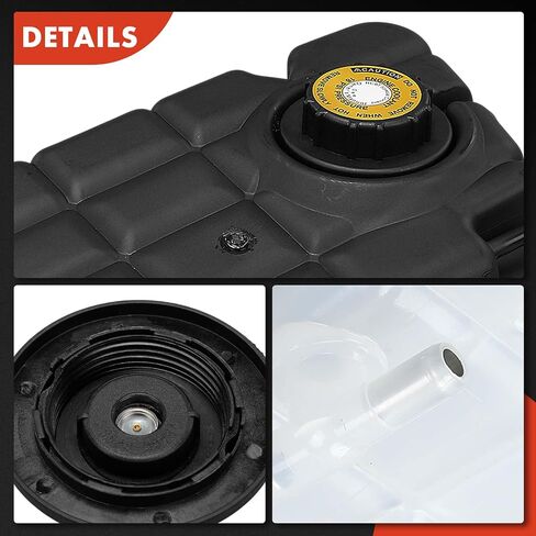 A-Premium Engine Coolant Overflow Recovery Reservoir Tank [with Cap & Sensor] Compatible with Chevrolet Corvette 2000 2001 2002 2003 2004, 5.7L in Saudi Arabia
