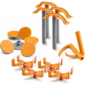 BORA Centipede 9-Piece Risers, 2-Piece Hooks Set with Accessory Bag for BORA Centipede Work Stands, CB0912K in Kuwait