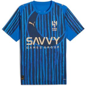 PUMA Mens Kidsuper X Ahsfc Crew Neck Short Sleeve Jersey Replica Casual - Blue - Size M in Kuwait