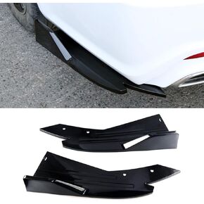 2PCS Car Rear Bumper Diffuser Spoilers for Volvo S60 III 2018 2019 2020 2021 2022 2023 2024, Rear Bumper Guard Diffuser Splitter Anti-Collision Front Bumper Lip Protector Exterior Decoration in Saudi Arabia