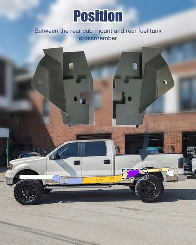 Mountainpeak Front Frame Rust Repair Kit Fit for 2004-2008 Ford F150 Super Crew Cab 5.5" Short Bed Frame Repair in Saudi Arabia