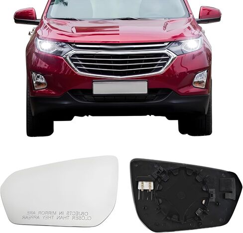 Passenger Side Mirror Replacement Glass for Chevy Equinox 2018 2019 2020 2021 2022 2023 2024, GMC Terrain 2018 2019 2020 2021 2022 2023 2024,Backing Plate Power Heated Right Side View Mirror Glass in Saudi Arabia