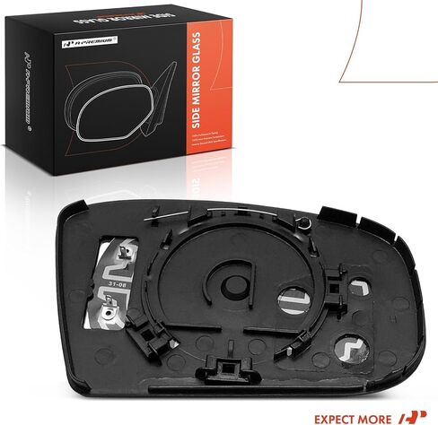 A-Premium Left Driver Side Heated Mirror Glass with Backing Plate - Compatible with Mercedes-Benz S430 S500 2000-2002, S55 AMG 2001-2002, S600 2000-2002, CL500 2000-2002, CL55 AMG CL600 2001-2002 in Saudi Arabia
