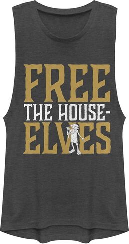 Harry Potter Deathly Hallows Free House Elves Women's Muscle Tank in Saudi Arabia