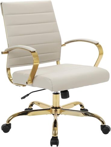 LeisureMod Benmar Home Office Desk Chair, Green in Saudi Arabia