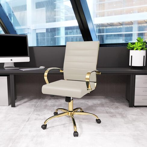 LeisureMod Benmar Home Office Desk Chair, Green in Saudi Arabia