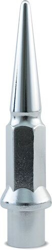 Spiked Lugz - Dually Chrome 14x1.5 Thread 4.9" Overall Length kit Contains 32 Lugs & 1 Key -7004K8 in Saudi Arabia