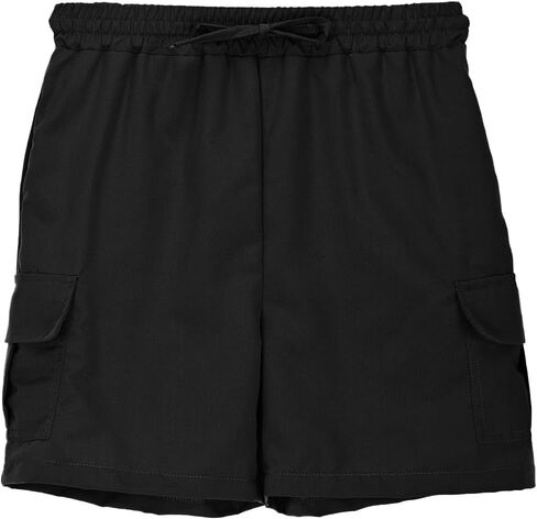 Boys' Pull on Cargo Shorts School Uniform Athletic Shorts for Teens Quick Dry Flap Pocket Khaki Cargo Pants Hiking Pants in Saudi Arabia