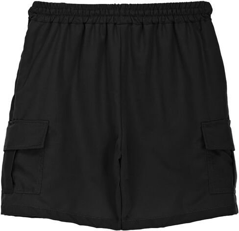 Boys' Pull on Cargo Shorts School Uniform Athletic Shorts for Teens Quick Dry Flap Pocket Khaki Cargo Pants Hiking Pants in Saudi Arabia