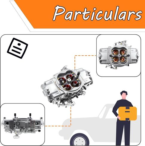 BR-67199 Carburetor 650 CFM 4150 Model 4 Barrel Double Pumper Race Carburettor Compatible for Holley Quick Fuel Brawler Diecast Race Series Mechanical Secondary Square Bore Flange in Saudi Arabia