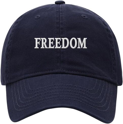 Baseball Cap for Men Women Freedom Charlie Kirk Embroidered Washed Cotton Dad Hat Baseball Caps in Saudi Arabia