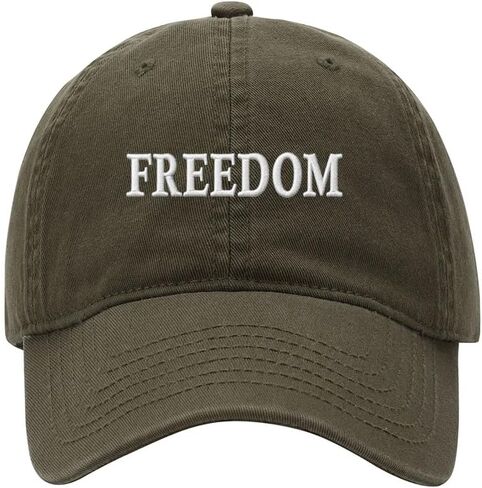 Baseball Cap for Men Women Freedom Charlie Kirk Embroidered Washed Cotton Dad Hat Baseball Caps in Saudi Arabia