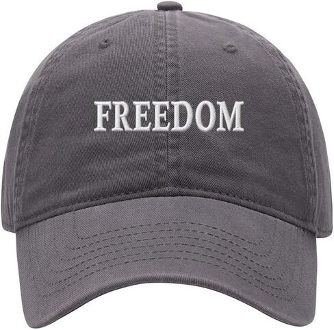 Baseball Cap for Men Women Freedom Charlie Kirk Embroidered Washed Cotton Dad Hat Baseball Caps in Saudi Arabia