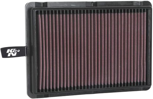 K&N High-Flow Original Lifetime Engine Air Filter: Increase Power: Premium, Washable: Compatible with 2015-2020 Hyundai/KIA: Sonata, Cadenza, K5, K7, Optima, 33-5026 in Saudi Arabia