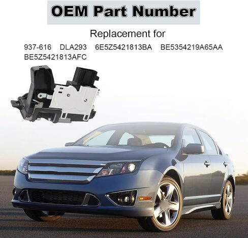 Front Left Driver Side Door Lock Latch Actuator Assembly Compatible with Ford Fusion Lincoln MKZ Zephyr Mercury Milan 2006-2011 Door Latch Assembly Replacement for 937-616 6E5Z5421813BA in Saudi Arabia