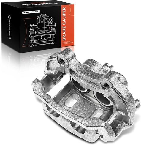 A-Premium Disc Brake Caliper Assembly with Bracket Compatible with Select Nissan and Infiniti Models - 350Z 2006-2009, G35 2005-2007 - Front Left Driver Side in Saudi Arabia