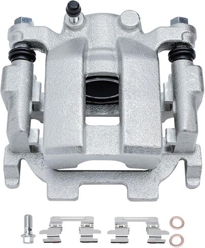 Detroit Axle - Rear Right Brake Caliper for Nissan Murano Pathfinder Quest 370Z INFINITI G25 G37 Q50 Q60 Q70 Disc Brake Caliper w/Bracket Passenger Side Replacement in Saudi Arabia