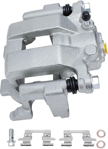Detroit Axle - Rear Right Brake Caliper for Nissan Murano Pathfinder Quest 370Z INFINITI G25 G37 Q50 Q60 Q70 Disc Brake Caliper w/Bracket Passenger Side Replacement in Saudi Arabia