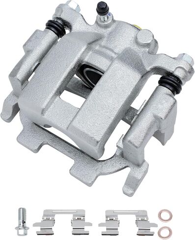 Detroit Axle - Rear Right Brake Caliper for Nissan Murano Pathfinder Quest 370Z INFINITI G25 G37 Q50 Q60 Q70 Disc Brake Caliper w/Bracket Passenger Side Replacement in Saudi Arabia