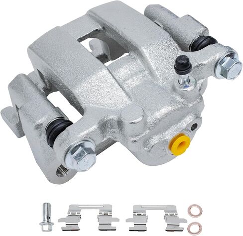 Detroit Axle - Rear Right Brake Caliper for Nissan Murano Pathfinder Quest 370Z INFINITI G25 G37 Q50 Q60 Q70 Disc Brake Caliper w/Bracket Passenger Side Replacement in Saudi Arabia