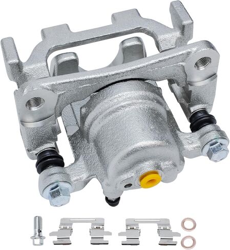 Detroit Axle - Rear Right Brake Caliper for Nissan Murano Pathfinder Quest 370Z INFINITI G25 G37 Q50 Q60 Q70 Disc Brake Caliper w/Bracket Passenger Side Replacement in Saudi Arabia
